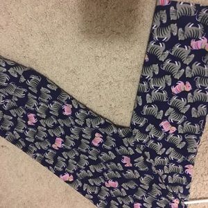 OS LuLaRoe Zebra Leggings.